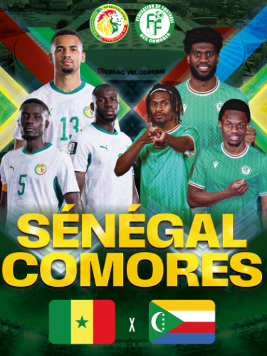 Match Sénégal/Comores X FIM
